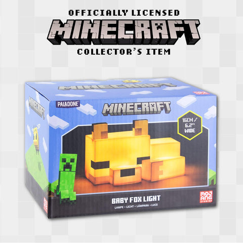 Paladone - Officially Licensed Minecraft Cute Fox Night Light