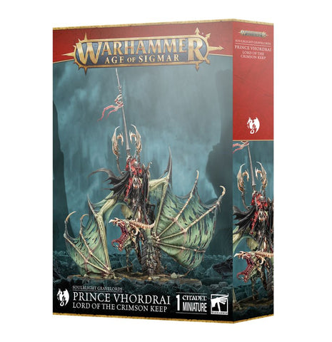 Games Workshop - Warhammer Age of Sigmar - Soulblight Gravelords: Prince Vhordrai, Lord of the Crimson Keep