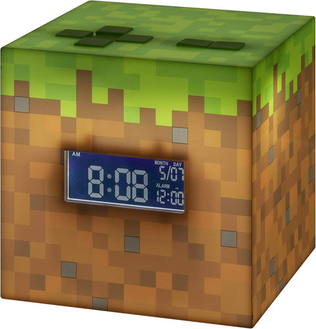 Paladone - Minecraft Grass Block - Alarm Clock