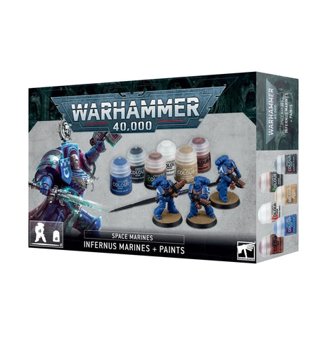 Games Workshop - Warhammer 40,000 - Space Marines: Infernus Marines + Paint Set