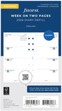 Filofax Personal Week on two pages English 2026 diary