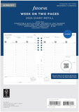 Filofax A5 Week on two pages English multi-fit 2026 diary
