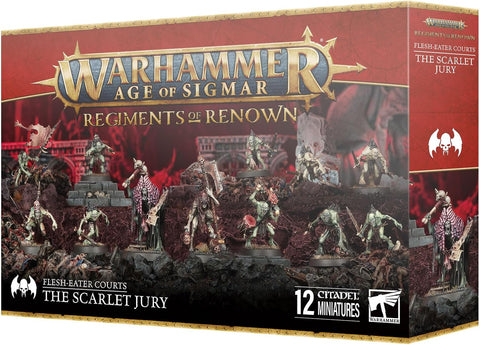 Games Workshop - Warhammer Age of Sigmar Regiment of Renown: Fleash-Eater Court - The Scarlet Jury