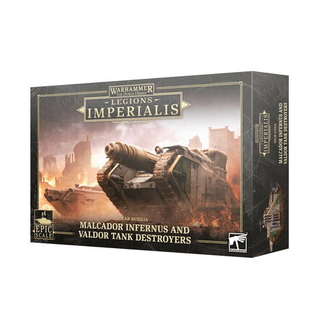 Games Workshop - Warhammer The Horus Heresy - Legions Imperialis: Malcador Infernis amnd Valdor Tank Destroyers