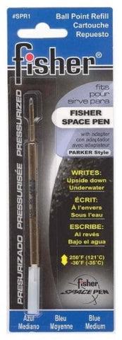 Fisher Space Pen Pressurized Refill - Medium Point - Blue Ink