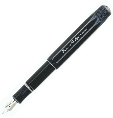 Kaweco AL Sport Fountain Pen - Stonewashed Black - Fine Nib