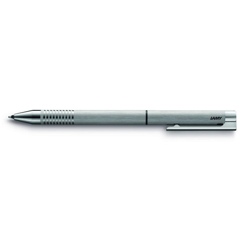 LAMY - logo Twin Pen - Brushed Stainless Steel