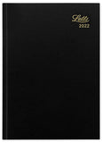 Letts 2022 Standard A5 Diary Day to Page - English - Black