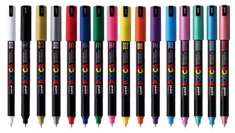 POSCA Paint Markers - PC-1MR Assorted 16 Pack