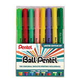 Pentel - Retro Edition Liquid Ink R50 Rollerballs - Set of 8 - Assorted Colours
