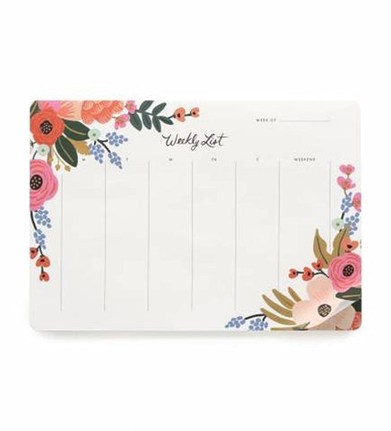 Rifle Paper Co. - Weekly Desk Pad Planner - Floral