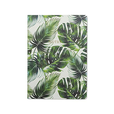 Go Stationery Luxury A5 Notebook | Tropical Leaf