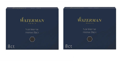 Waterman - Large Size Standard Ink Cartridges - 2 x Box of 8