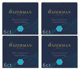 Waterman - Short Size International Cartridges - 4 x Box of 6