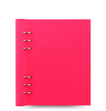 Filofax Saffiano Fluoro A5 Clipbook, Pink | New 2018 Colour!