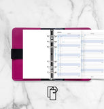 Filofax Classic Year Planner Vertical Refill Pack - Personal Size - 2022 (English)