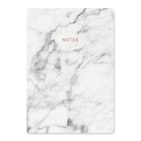 Go Stationery Luxury A5 Notebook | White Marble