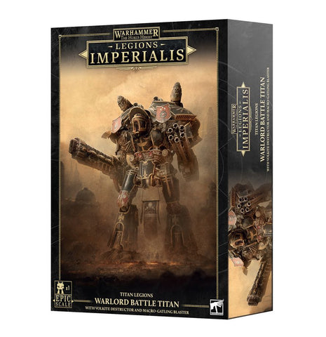 Games Workshop - Warhammer The Horus Heresy - Legions Imperialis: Warlord Titan with Volkite Destructor & Macro-Gatling Blaster