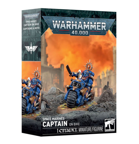 Games Workshop - Warhammer 40,000 - Space Marines: Captain on Bike