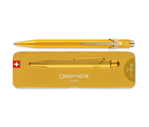 Caran D'Ache - 849 Premium Ballpoint Pen - Goldbar