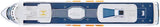 SIKU 1729 Silja Symphony Ferry – 1:1000 Scale Die-Cast Model Ship – Blue/White