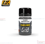 AKI Air Series: Panel Liners Weathering Combo Enamel Paint Set 5 Colors - 35ml