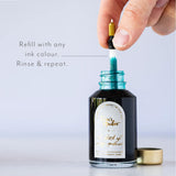 Tom's Studio Lumos Refillable Fine Liner & Brush Pen - Mini Single Tip - Sage