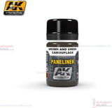 AKI Air Series: Panel Liners Weathering Combo Enamel Paint Set 5 Colors - 35ml