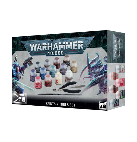 Games Workshop - Warhammer 40,000 - Warhammer 40,000: Paints + Tools Set