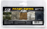 AKI Air Series: Panel Liners Weathering Combo Enamel Paint Set 5 Colors - 35ml