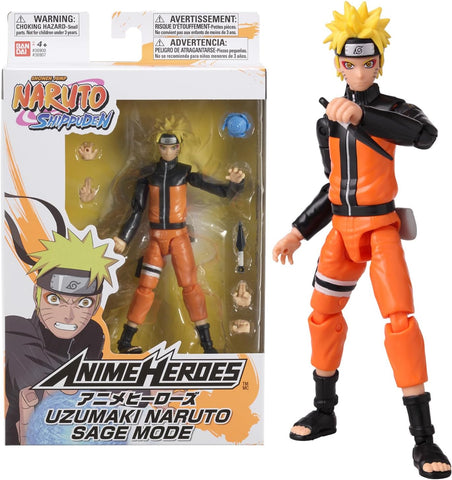 Bandai - Anime Heroes - Naruto - Sage Mode Action Figure