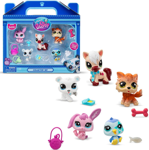 Bandai - Littlest Pet Shop Collector Set - 5 Winter Besties