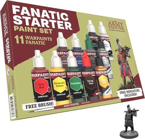 The Army Painter Warpaints Fanatic Starter Paint Set 11 - 18ml