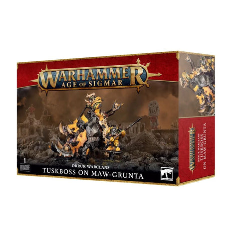 Games Workshop - Age of Sigmar - Orruk Warclans: Tuskboss on Maw-grunta