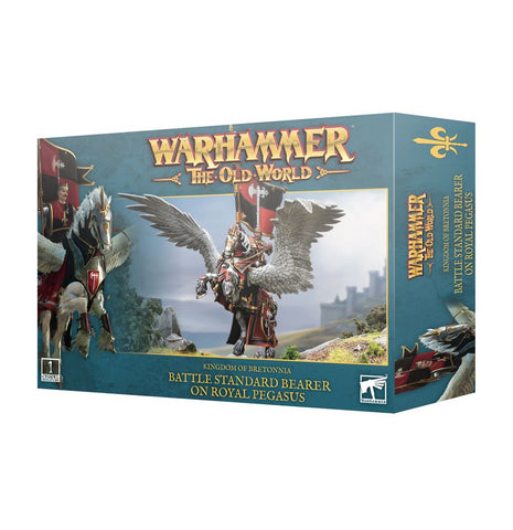 Games Workshop - Warhammer The Old World - Bretonnia: Battle Standard Bearer on Pegasus