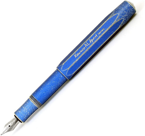 Kaweco AL Sport Fountain Pen - Blue Stonewashed - Fine