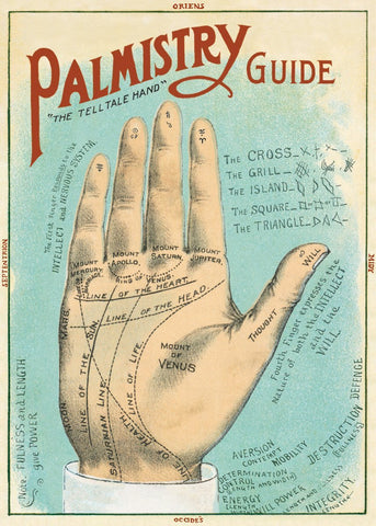 Cavallini - Palmistry - Wrapping Paper / Poster