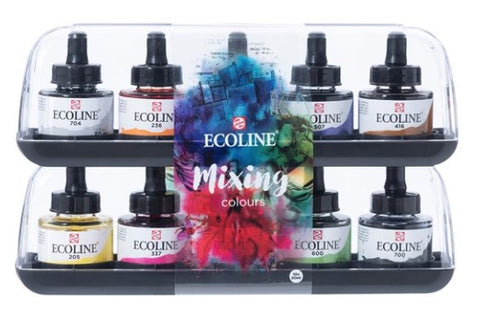 EcoLine Mixing Set Liquid Watercolour - 10 Bottles - 30ml