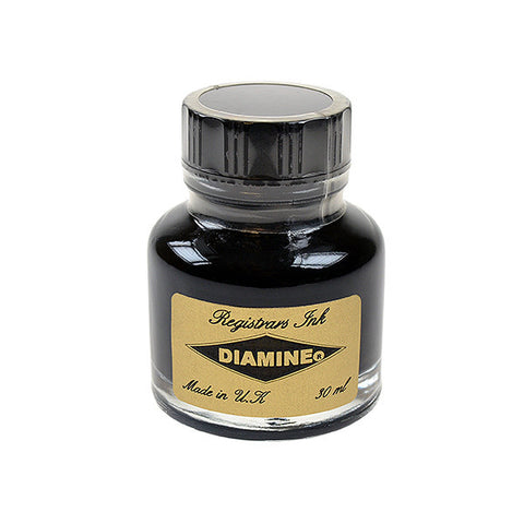 Diamine - Registrar's Ink - Blue/Black - 30ml Bottle