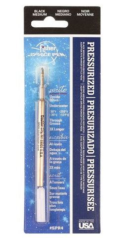 Fisher Space Pen Pressurized Refill - Medium Point - Black Ink