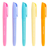 kikki.K - Coloured Pens Permanent Markers - Essential 5 Pack - Mixed Colours