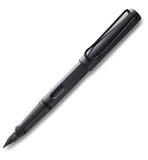 LAMY safari Matte Black Medium Nib Fountain Pen - 1 x T10 Black Ink and 2 x T10 Blue Inks