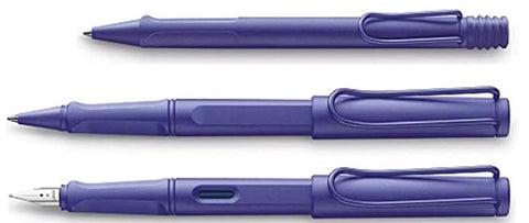 LAMY - safari Candy Special Edition Pen Set -Violet - Ballpoint, Rollerball, Fountain Pen Medium Nib