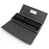 Lamy Safari Fountain Pen and Black Leather Pen Holder Gift Set by Creoly.