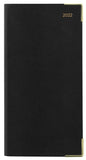 Letts 2022 Classic Slim Diary Week to View with Appointments - English - Black