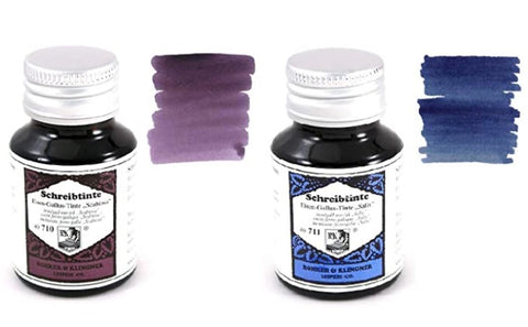 Rohrer & Klingner - 50ml Bottles Fountain Pen Ink Set - 2 x bottles - Scabiosa & Salix
