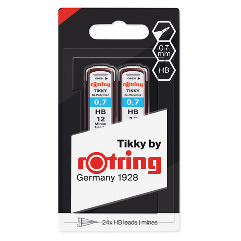 Rotring - 0.70mm Mechanical Pencil Leads - HB - 2 Pack