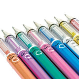 Pentel - Slicci Gel Ink Roller Pen BG208 - Set of 8 - Assorted Colours