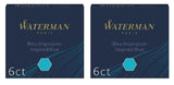 Waterman - Short Size International Cartridges - 2 x Box of 6