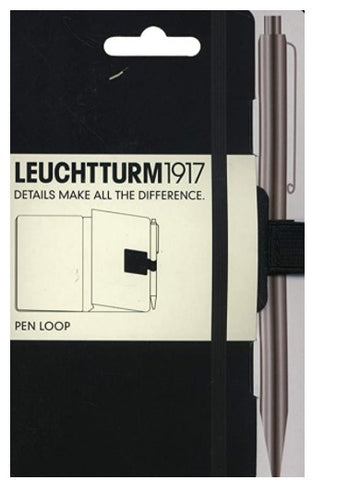 Leuchtturm1917 Black Pen Loop - 2 Pack